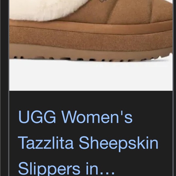 UGG Tan Shearling Slippers - Picture 5 of 11